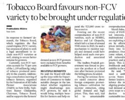 Tobacco Board favours non-FCV variety to be brought under regulation [The Hindu Business Line]_10102025